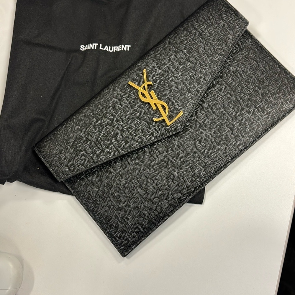 Saint Laurent Black Clutch